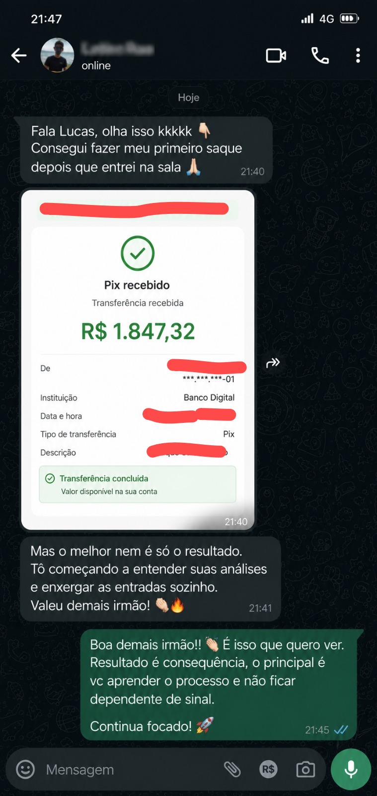 Depoimento Sala de Operação